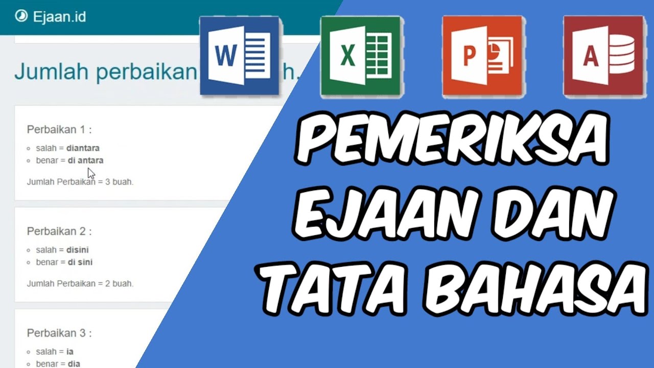 Cara Perbaiki Typo (salah tulis) Pada Word Secara OTOMATIS 2021