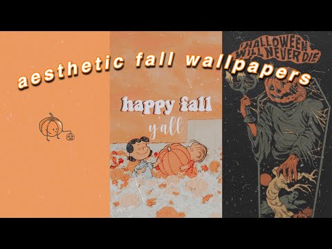 Aesthetic autumn wallpapers |Halloween fall ect