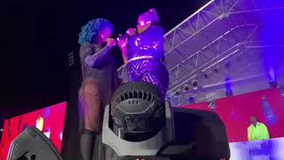 Busiswa having a good time with  Moonchild Sanelly