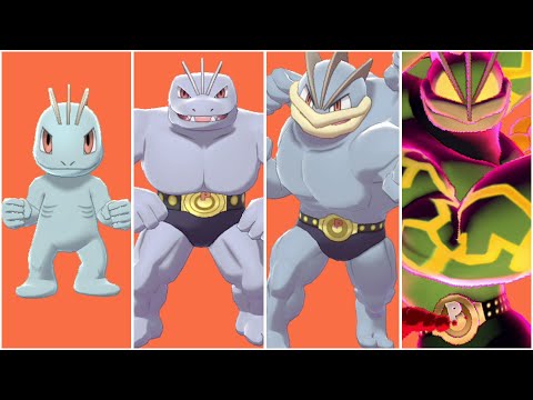 FULL MACHOP EVOLUTION TEAM ! ( Machop , Machoke , Machamp Gigantamax )