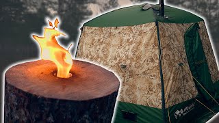 видео: Осень, лес, палатка, костёр, река, и конечно радиосвязь! Выезд в лес поздней осенью. картинка: Осень, лес, палатка, костёр, река, и конечно радиосвязь! Выезд в лес поздней осенью.