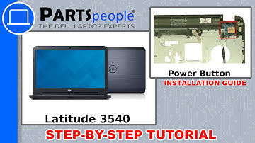 Dell Latitude 3540 Power Button How-To Video Tutorial