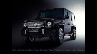 Test drive with &quot;ALPHA POWER TANK&quot; based on G65 AMG 800 hp Made by ALPHA ARMOURING®