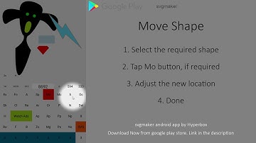 How to move the shape in svgmaker android app