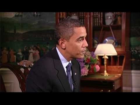 Student Reporter Damon Weaver Interviews President Barack Obama