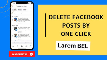 how to delete Facebook posts all at once