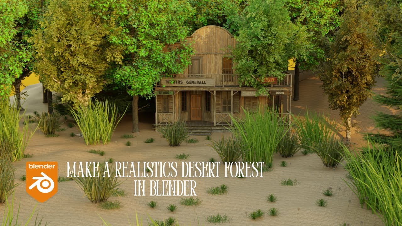 How to make realistic Desert in Blender tutorial for beginners