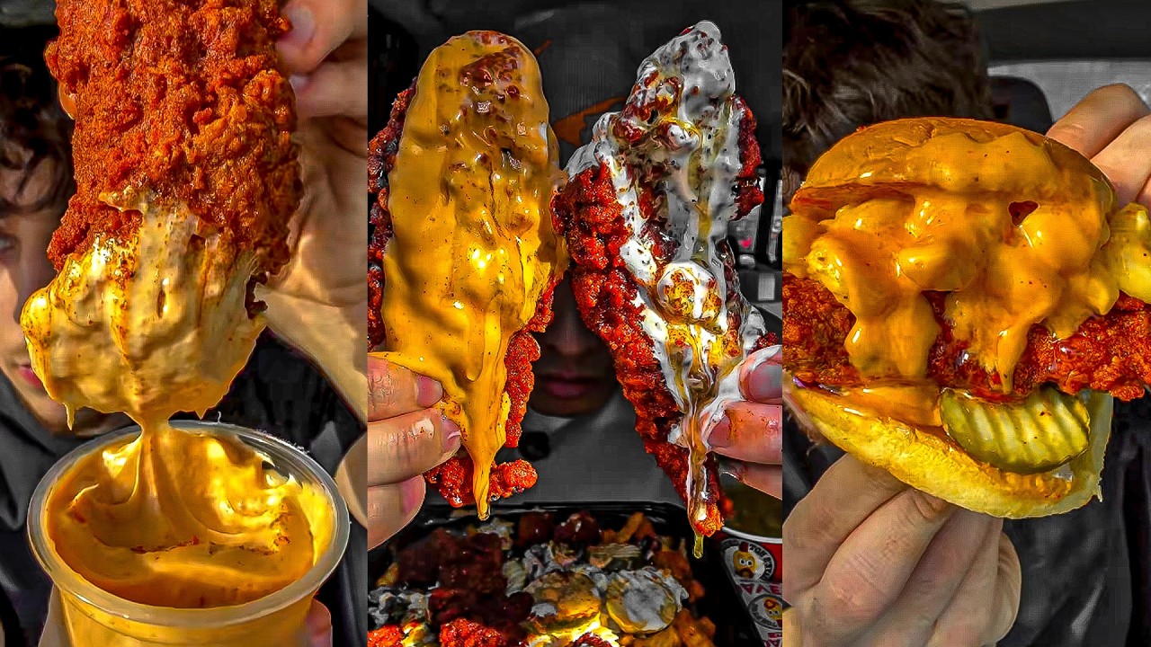 Dave’s Hot Chicken Ultimate Mukbang: SoftBite ASMR 30+ Minute Experience