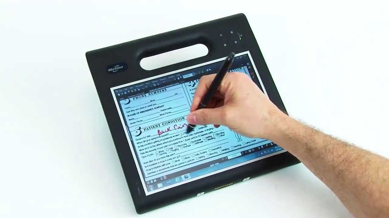 Motion Computing F5v Tablet - YouTube