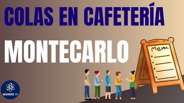 Simulación Montecarlo: Colas en Cafetería usando Excel
