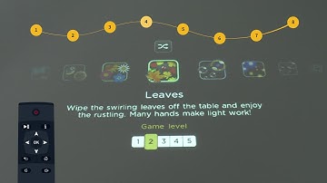 Selecting a game on the Tovertafel