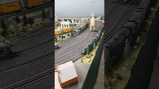 Beautiful Model Train Layout Running 8 trains #modelrailway