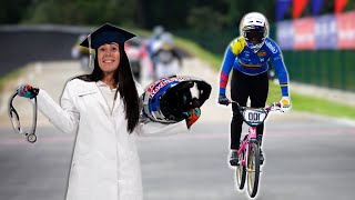 El éxito de la reina del BMX colombiano