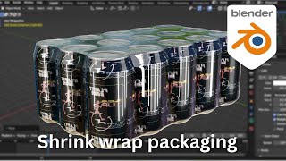 Shrink Wrap Packaging In Blender Blender Product Visualization