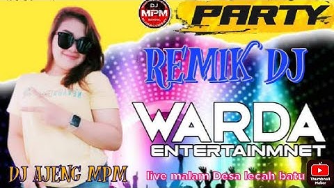 PART 1 MALAM ||REMIK DJ WARDA V.R||DJ AJENG MPM||LIVE DESA LECAH BATU RAJO