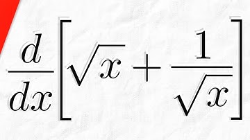 Derivative of sqrt(x)+1/sqrt(x) | Calculus 1 Exercises