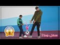 علمت اخي الصغير تنطيط الكرة في 5 دقائق فقط كيييف لايفوتكم 