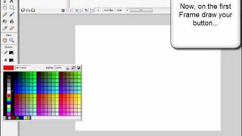 Macromedia Flash 8 - Creating a Simple Button Tutorial...