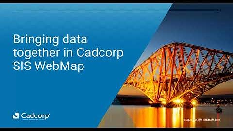 Bringing data together in Cadcorp SIS WebMap