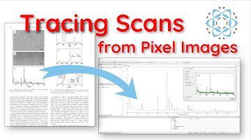 Tracing scans from pixel images in Profex