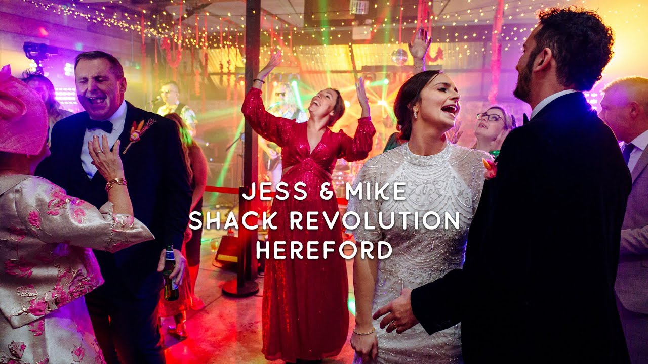 wedding photography at the Shack Revolution in Hereford