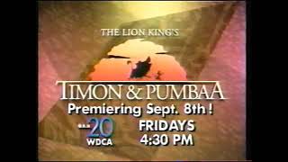 Timon And Pumbaa Promo 1995
