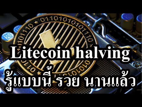 Litecoin halving รู้แบบนี้ รวย นานแล้ว เทรดคริปโตก็รวยได้สบายๆ