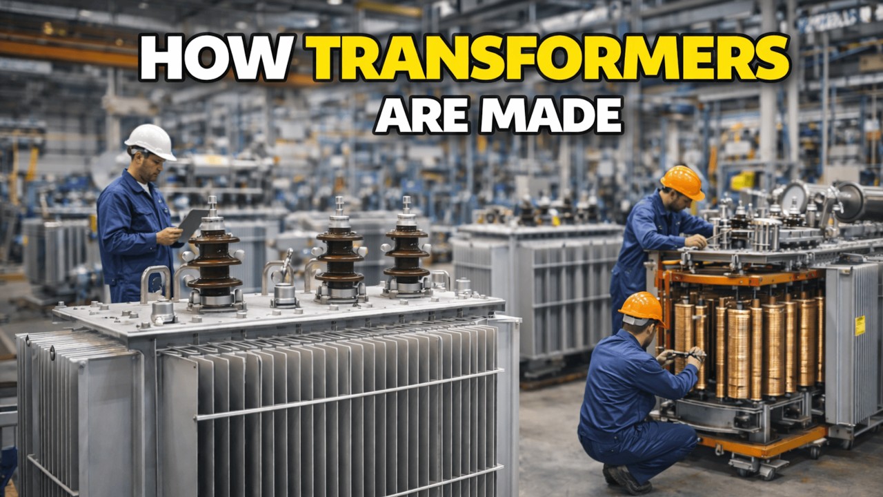 Transformer Making Process The Manufacturing Process of Power Grid Transformers - YouTube