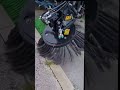 sophisticated grass cleaning machine on the sidewalk#shorts