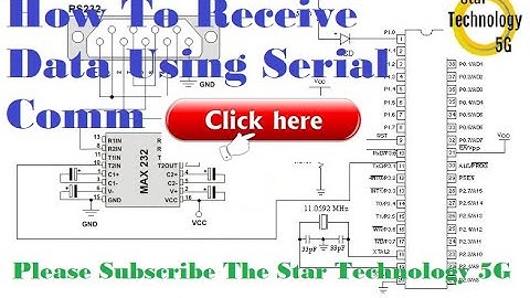 Microcontroller 8051 Project 30 How to Receive Data Using Serial Communication