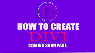 how to create coming soon & under-construction page with a free Divi plugin