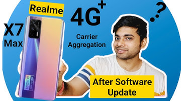 Realme X7 Max 4G+ Carrier Aggregation Test After Software Update Working or not😱🤔🤷‍♂️🔥