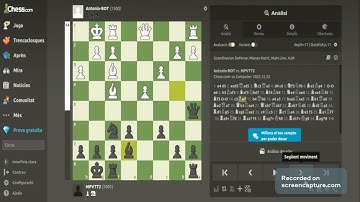 Losing against Antonio (chess.com bot) #shorts