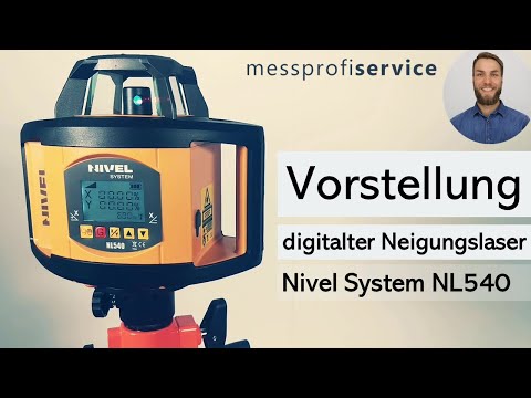 Vorstellung Nivel System NL540 digitaler Neigungslaser | messprofiservice