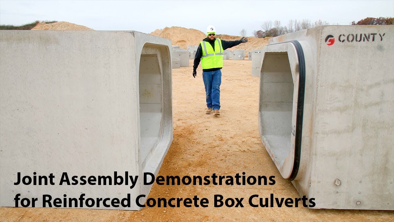Joint Assembly Demonstrations for Precast Concrete Box Culverts