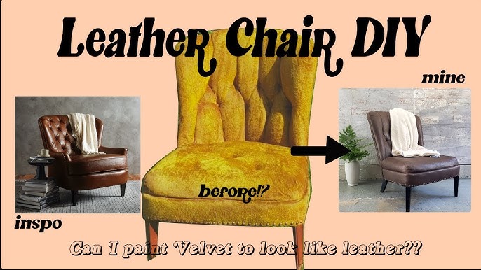 Painting your Leather Chair, Change the color of Leather & Vinyls using  ALL-IN-ONE Paint! 