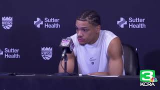 Kings rookie Darius Acuff Jr. on his first NBA preseason experience following 127-103 loss to Lakers