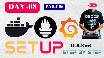 How to install Prometheus Grafana on Docker Container| Service Discovery | DevOps Full Tutorial 2025