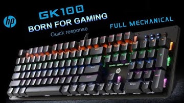 Hp Gk100 RGB Gaming Keyboard Light Modes - 2021