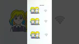 Wednesday Enid and Tyler Paper craft WiFi testing puzzle and paper transformation
