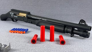 HYPNOTIC M870 PUMP-ACTION!💥ASMR Tactical Build&Shell-Ejecting Test（8:39)Ultimate Gel Blaster Shotgun