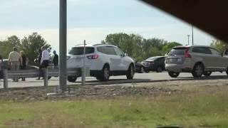 A car accident on Route 93 north between exits 37A and 37B