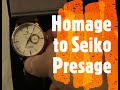 Pagani Design Watch - Homage to Seiko Presage