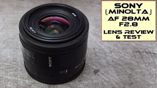 Sony/Minolta AF 28mm F2.8: Lens Review - YouTube