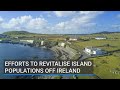 Efforts to revitalise island populations off Ireland