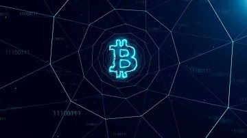 Bitcoin In Web Tunnel  Stock Motion Graphics