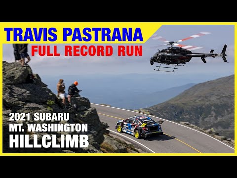 Travis Pastrana's Full Record Run at 2021 Mt. Washington Hillclimb