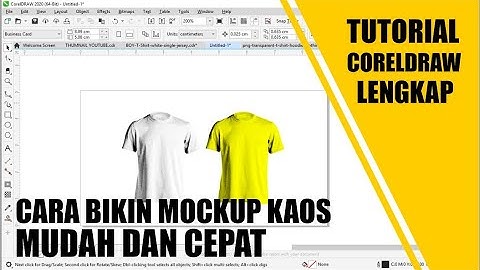 Cara Membuat Mockup Kaos Distro Menggunakan Coreldraw / MEMBUAT MOCKUP KAOS REALISTIC