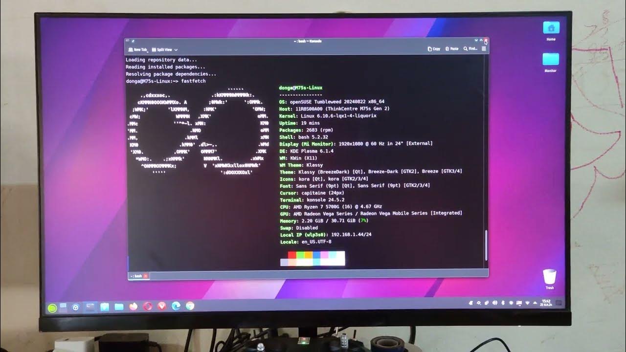 Opensuse tumbleweed silent boot kde plasma 6 youtube