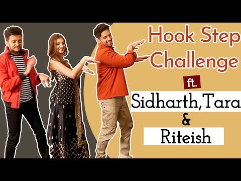 sidharth-malhotra,-tara-sutaria-&-riteish-deshmukh-take-the-hook-step-challenge-|-marjaavaan-|-boi